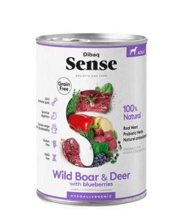DIBAQ SENSE Konzerva Adult Wild Boar & Deer 380g