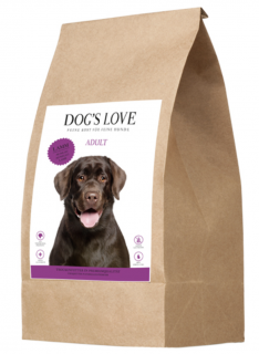 Dog's Love Jehněčí Adult granule 12kg