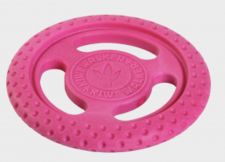 Hračka Kiwi Walker házecí/plovací frisbee z TPR gumy MINI 16 cm Barva: růžová