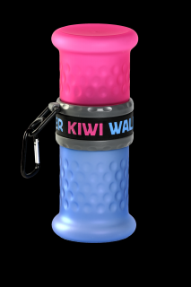 Kiwi Walker Cestovní láhev 2v1 růžová/modrá