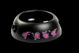 Miska Kiwi Walker Black Bowl růžová 750ml