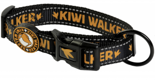 Obojek Kiwi Walker oranžová Velikost: L - šířka 3cm, obvod 52-65cm