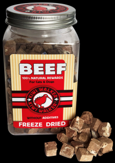 Pamlsky Kiwi Walker Snack mrazem sušené hovězí 40g