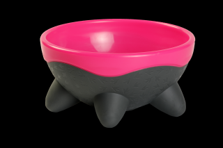 Plastová miska KIWI WALKER Ufo Bowl růžová 20x10cm
