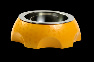 Plastová miska s nerezovým vnitřkem KIWI WALKER Cheese Bowl oranžová 9x25,5cm