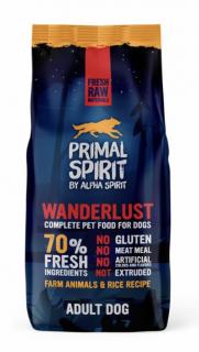 Primal Spirit Dog 70% Wanderlust Velikost balení: 12kg