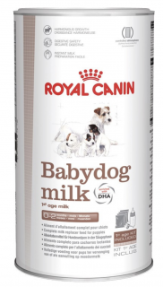 Royal Canin mléko krmné Babydog Milk pes 400g + láhev a 3 velikostní dudlíky