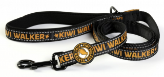 Vodítko Kiwi Walker oranžová Velikost: M - šířka 2,5cm, délka 150cm