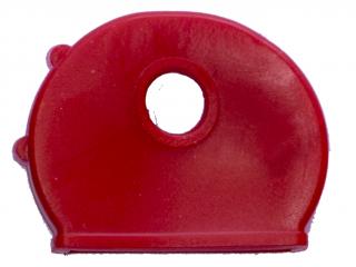 Rozlišovač na klíče celohlavý v balení 50ks Barva: Červená