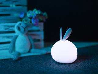 Dětská noční lampička králík Karotka