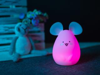 Dětská noční lampička myš baby