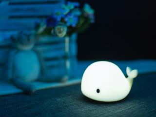 Dětská noční lampička velryba Moby