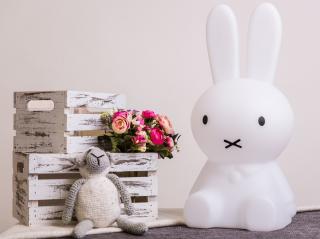 LED lampa zajíc Miffy 50 cm