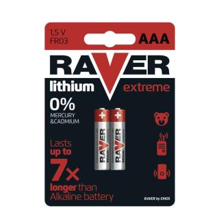 Lithiové baterie RAVER Extreme FR03 (AAA)