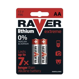 Lithiové baterie RAVER Extreme FR6 (AA)