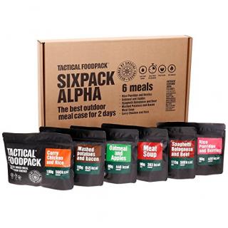 Set 6x lyofilizované jídlo Tactical Foodpack, Tactical Six Pack Alpha