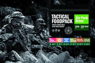 Set 6x lyofilizované jídlo Tactical Foodpack, Tactical Six Pack Bravo