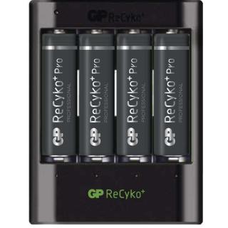 USB nabíječka baterií + 4AA GP ReCyko+ Pro Professional
