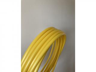 HDPE obruče / různé barvy (lehčí obruče, vhodné na off body kroužení) 100 cm, Metalická žlutá (metallic sunshine)