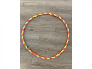 HULA HOOPY PRO DĚTI SKLADEM (různé druhy) Oranžovo-stříbrná (2. jakost-křivá), 60 cm