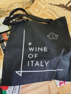 Plátěná taška #Wine of Italy  WINE OF ITALY