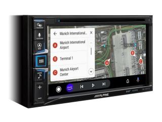 Alpine INE-W611D autorádio s Apple CarPlay a Android Auto (Apple CarPlay a Android Auto)