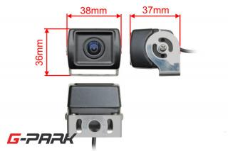Univerzální CCD zadní parkovací kamera G-Park (CCD Sony univerzální zadní miniaturní parkovací kamera 12 / 24V)