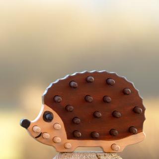 Kolíková vkládačka - ježek