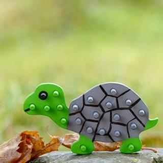 Kolíková vkládačka - želva