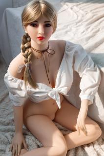 Real doll Blondýnka Any, 158 cm/ C-Cup - AIBEI Doll