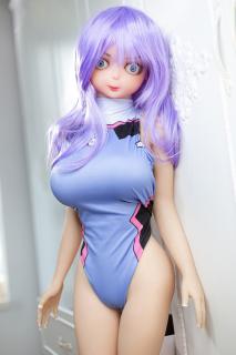 Realistická panna Anime Purple, 125 cm/ E-Cup - AIBEI Doll