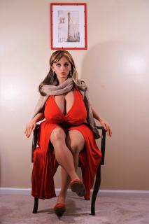 Realistická Panna Prsatá Dove, 146 cm/ H-Cup - YL Doll