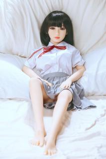 Realistická panna Svůdná Talyah, 128 cm/ E-Cup - AIBEI Doll