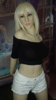 Reálná panna Blondýnka Aubrey, 161 cm/ E-Cup - Doll House 168