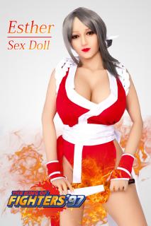 Reálná panna Prsatá Etsuyo, 160 cm/ K-Cup - Climax Doll