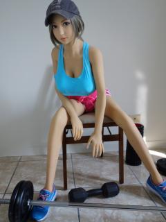 Reálná panna Sportovkyně Qing, 158 cm/ H-Cup - Doll House 168