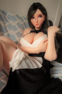 Silicone Doll Brunetka Noan, 165 cm - Elsa Babe