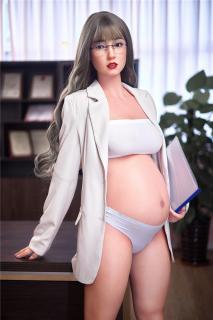 Silicone Doll Těhotná Eli, 158 cm/ D-Cup - Irontechdoll