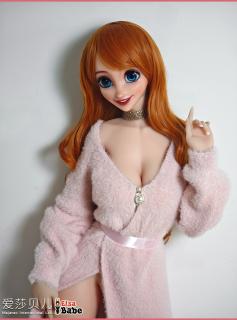 Silikonová panna Anime Hayra, 148 cm - Elsa Babe
