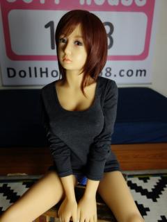 Silikonová panna Asiatka Momo, 138 cm/ H-Cup - Doll House 168