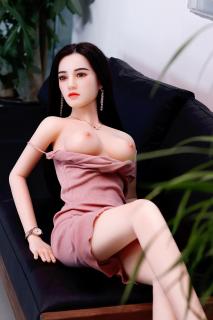 Silikonová panna Asiatka Nelon, 160 cm/ B-Cup - SY Doll
