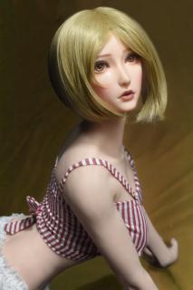 Silikonová panna Blondýnka Chuen, 102 cm - Elsa Babe