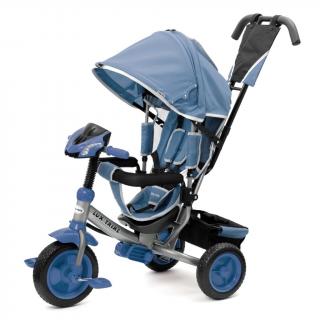 Baby Mix dětská tříkolka s LED světly Lux Trike modrá