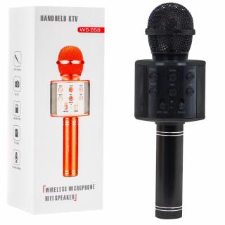 Bezdrátový karaoke mikrofon Hifi Speaker černý