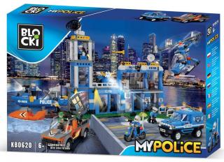 Blocki MyPolice stavebnice velká policejní stanice 917 dílků