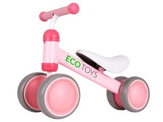 Ecotoys dětské mini odrážedlo Pink Bike