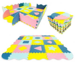 Ecotoys XXL pěnová puzzle hrací deka Happy Color