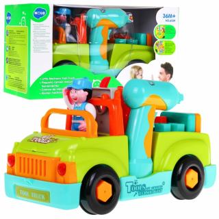 Huile Toys multifunkční autíčko se světlem a zvukem Tool Truck