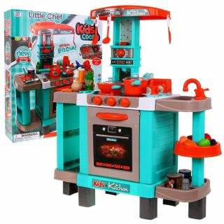 Majlo Toys dětská kuchyňka se světlem a zvuky Kids Chef zelená