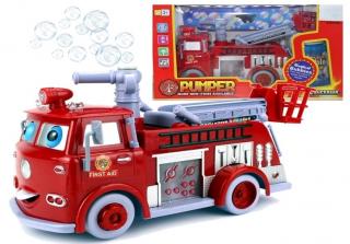 Majlo Toys hasičské auto s bublifukem a melodiemi Bubble Pumper
